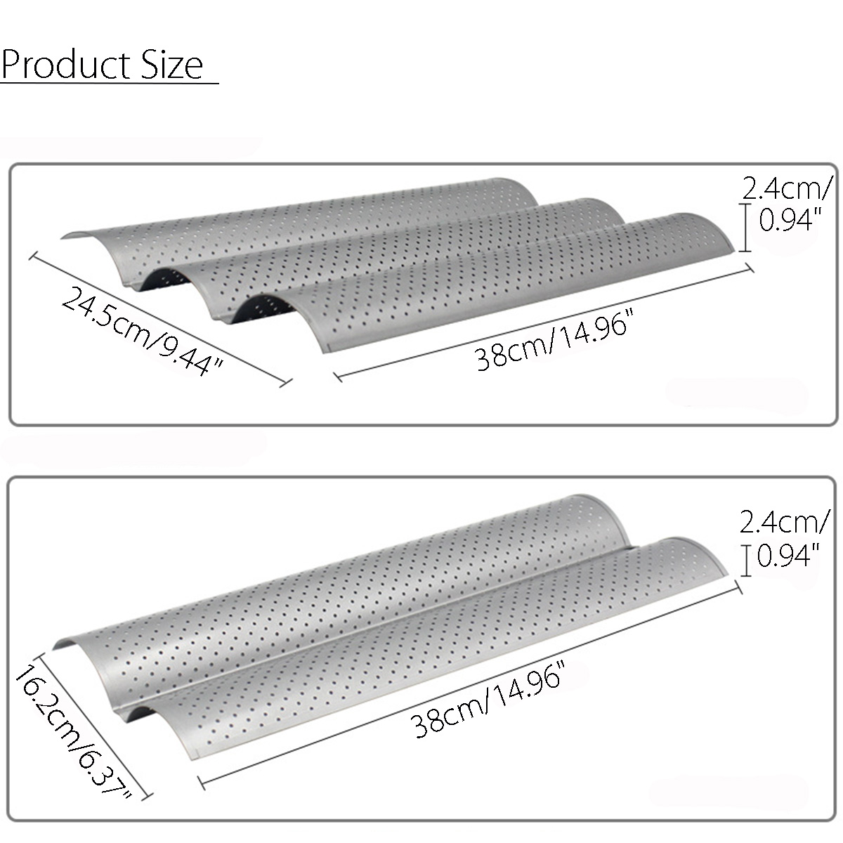 23-Grooves-Alloy-Non-Stick-French-Bread-Baking-Tray-Baguette-Pan-Tin-Tray-Bakeware-Mold-1393436-9