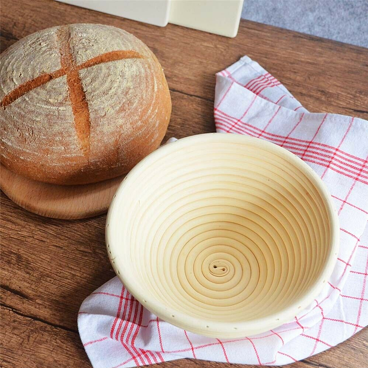 25cm-Round-Bread-Proofing-Basket-Sourdough-Proving-Banneton-Beginner-Baking-Tool-1741907-2