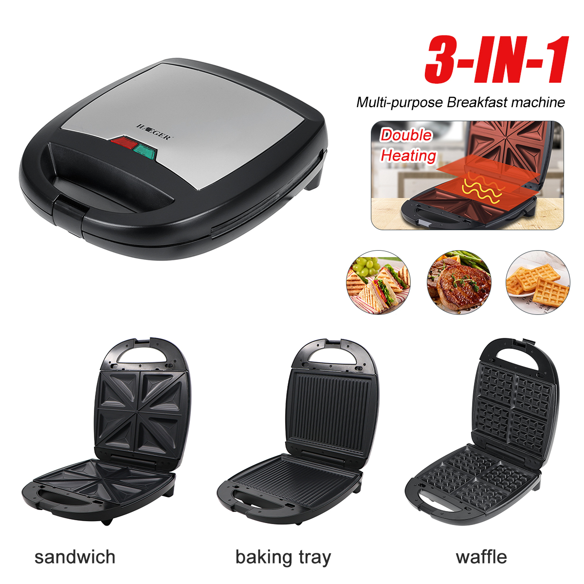 3-IN-1-Breakfast-Machine-Waffle-Steak-Maker-Detachable-Double-Heating-Sandwich-Maker-with-LED-Indica-1867343-2