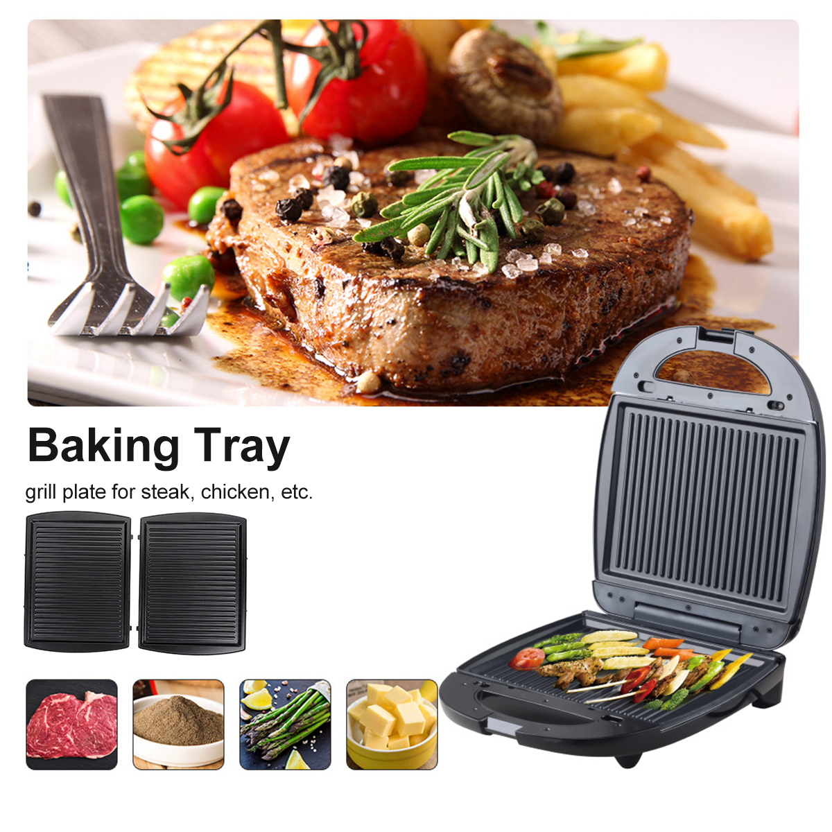 3-IN-1-Breakfast-Machine-Waffle-Steak-Maker-Detachable-Double-Heating-Sandwich-Maker-with-LED-Indica-1867343-4