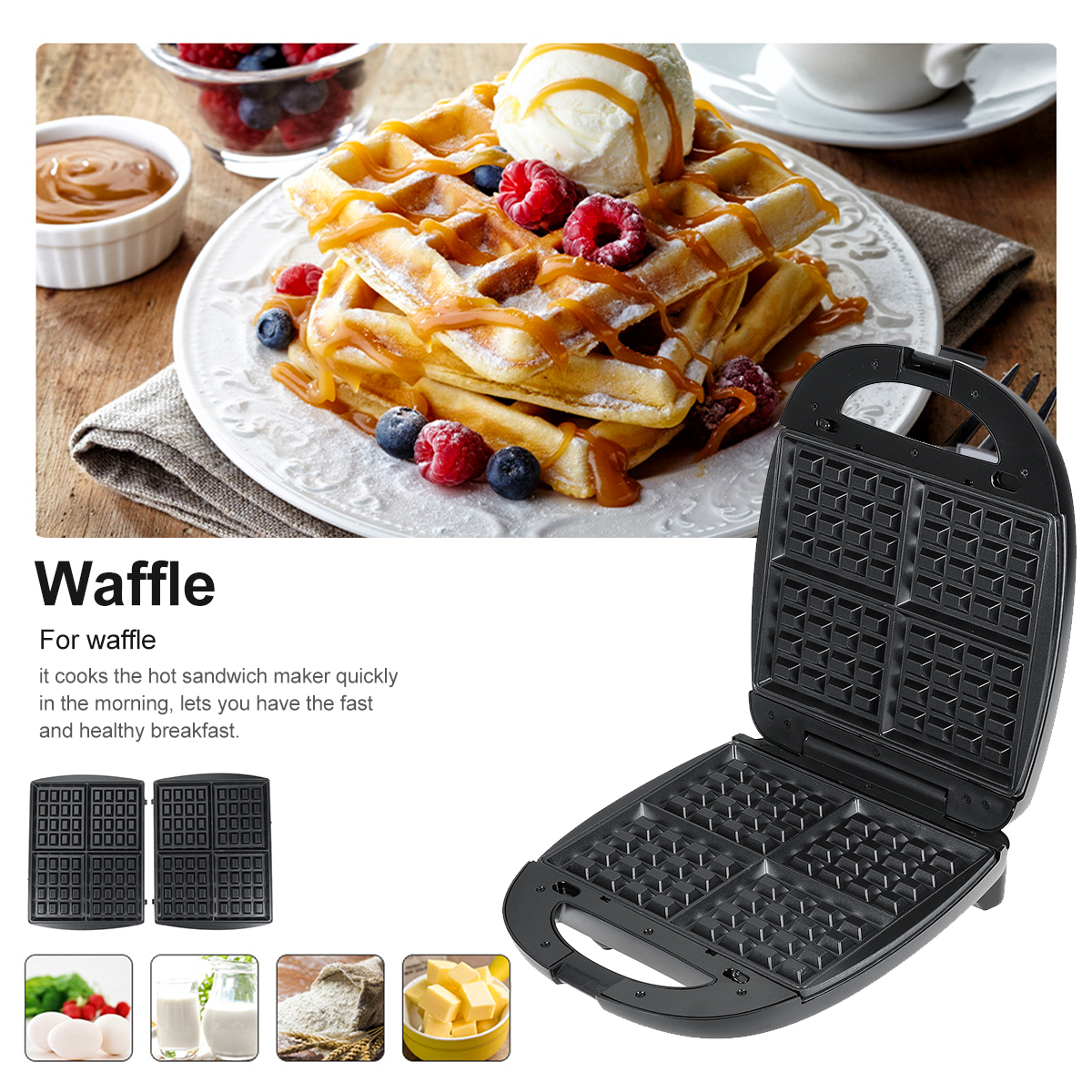 3-IN-1-Breakfast-Machine-Waffle-Steak-Maker-Detachable-Double-Heating-Sandwich-Maker-with-LED-Indica-1867343-5