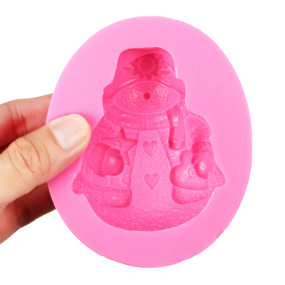 3D-Snowman-Silicone-Candle-Cake-Mold-Soap-Craft-Handmade-Decorating-Baking-Mold-Tools-1382540-2