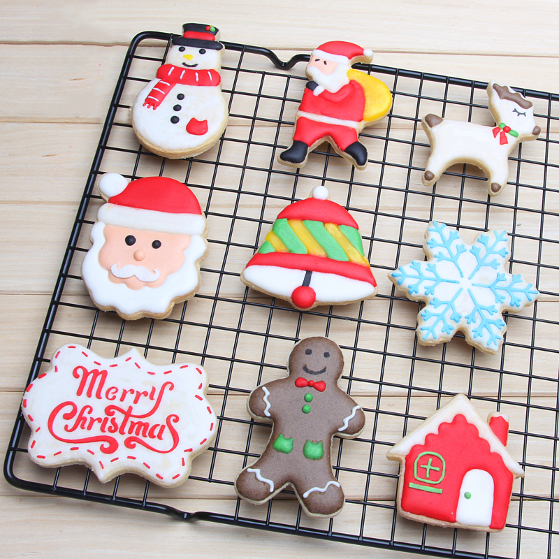 3D-Vintage-Christmas-Key-Frame-Silicone-Mould-Cake-Fondant-Craft-Baking-Decor-Ice-Mold-Tool-1633608-8