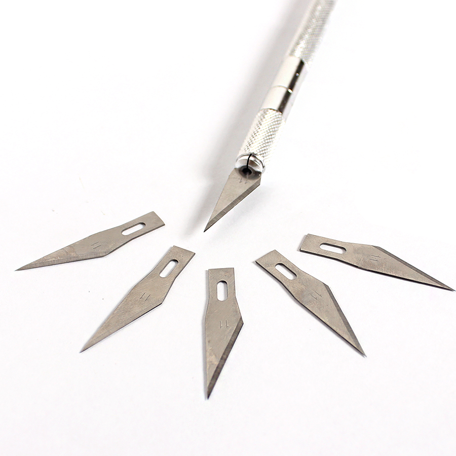 6-Blades-Aluminum-Carve-Knife-Extra-Backup-Sculpture-Engrave-Graver-Muti-funtion-Carving-Knife-Set-1276711-6