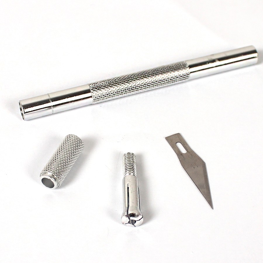 6-Blades-Aluminum-Carve-Knife-Extra-Backup-Sculpture-Engrave-Graver-Muti-funtion-Carving-Knife-Set-1276711-8