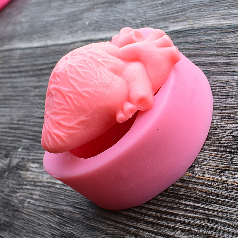 Food-Grade-Silicone-Cake-Mold-DIY-Chocalate-Cookies-Ice-Tray-Baking-Tool-Heart-Shape-1211075-7