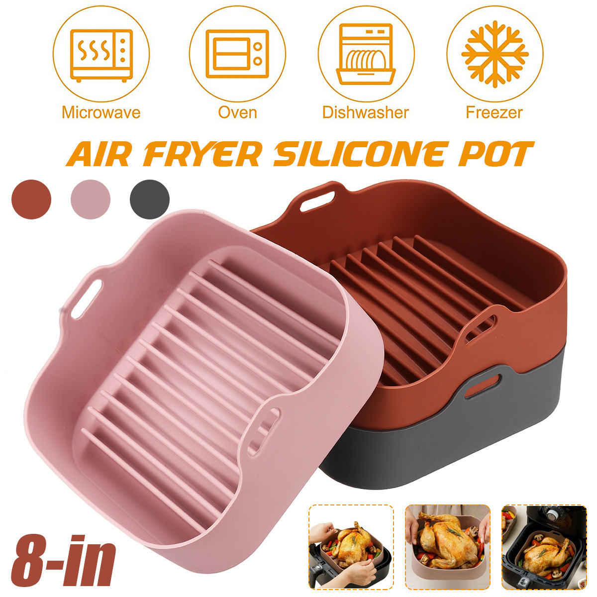 Multifunctional-Silicone-Baking-Tray-High-Temperature-Resistant-Non-stick-Bread-Fried-Baking-Pan-wit-1864776-1