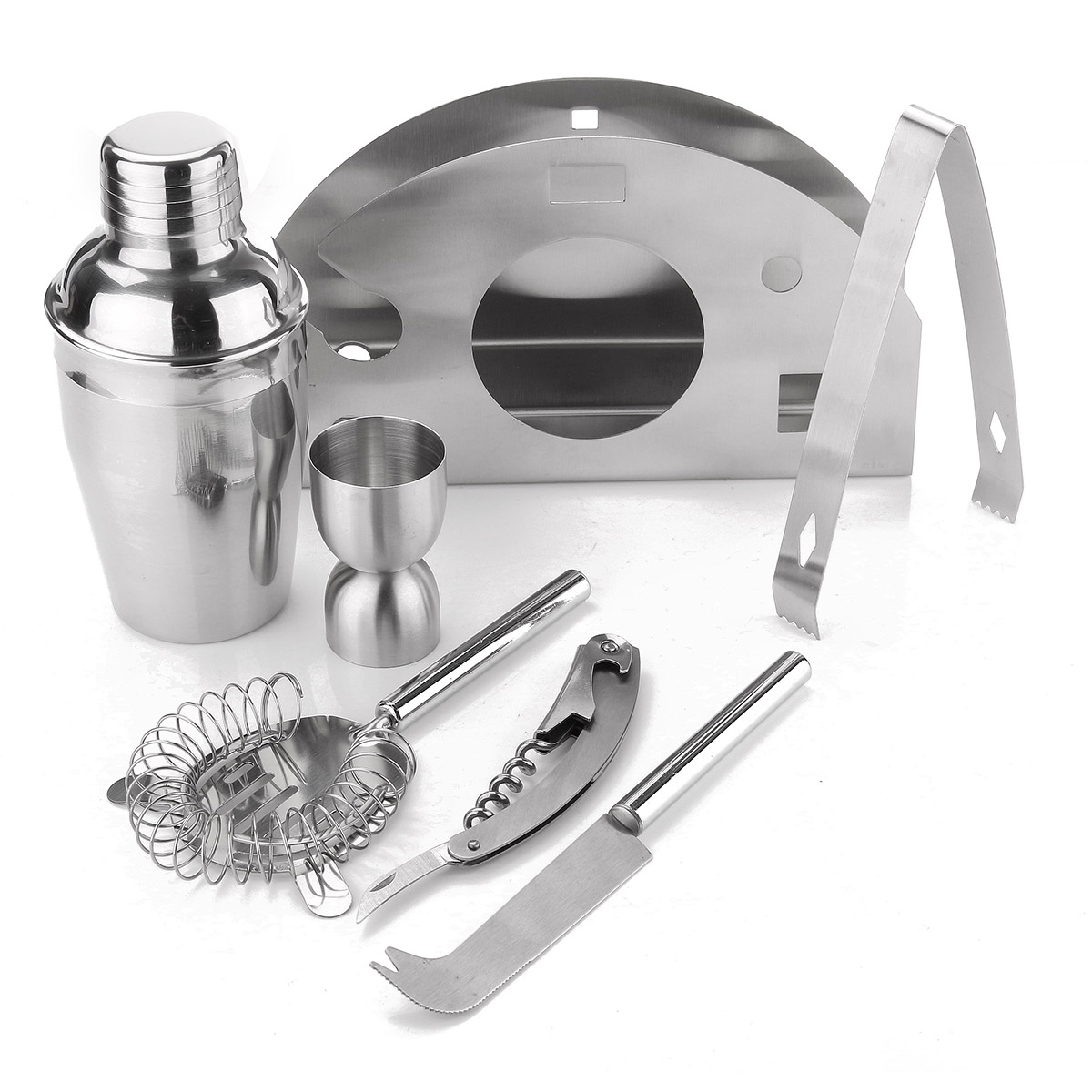 350mL-Bar-Drink-Cocktail-Shaker-Jigger-Mixer-Sets-Stainless-Steel-Bartender-Tool-Kit-1255347-2