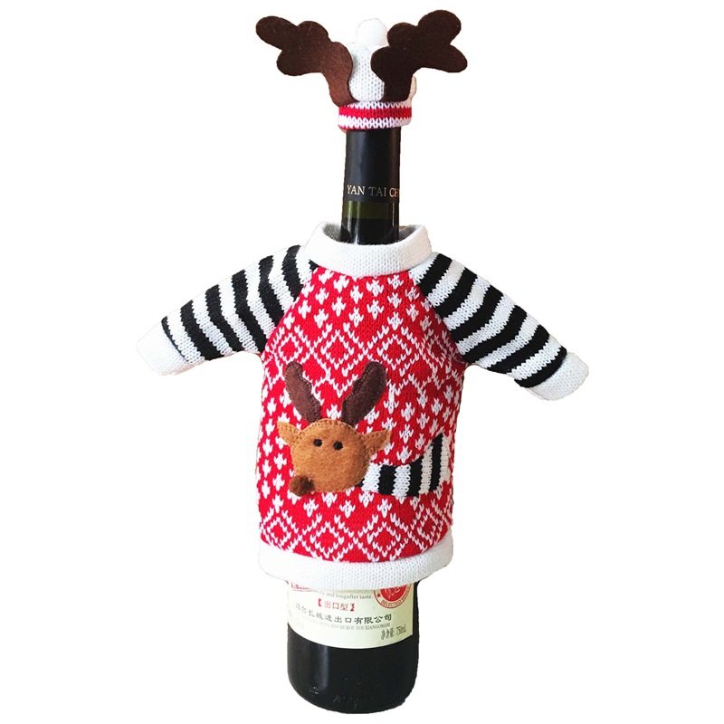 Christmas-Wine-Bottle-Cover-Christmas-Decoration-for-Home-Christmas-Deer-Elk-Red-Wine-Champagne-Bott-1213482-5