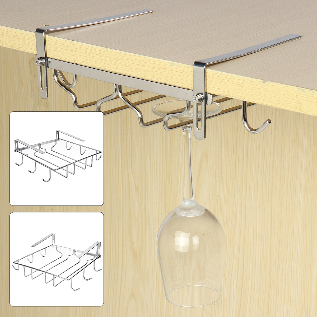 Mug-Holder-Coffee-Tea-Cup-Rack-Storage-Kitchen-Under-Shelf-Cabinet-Hanger-1780359-7