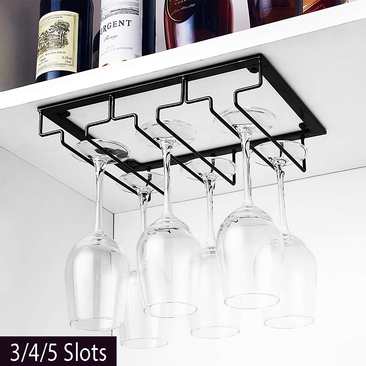 Wall-Mount-Glass-Rack-Holder-Hanging-Under-Cabinet-Hanger-Iron-Shelf-4-Type-1640341-2