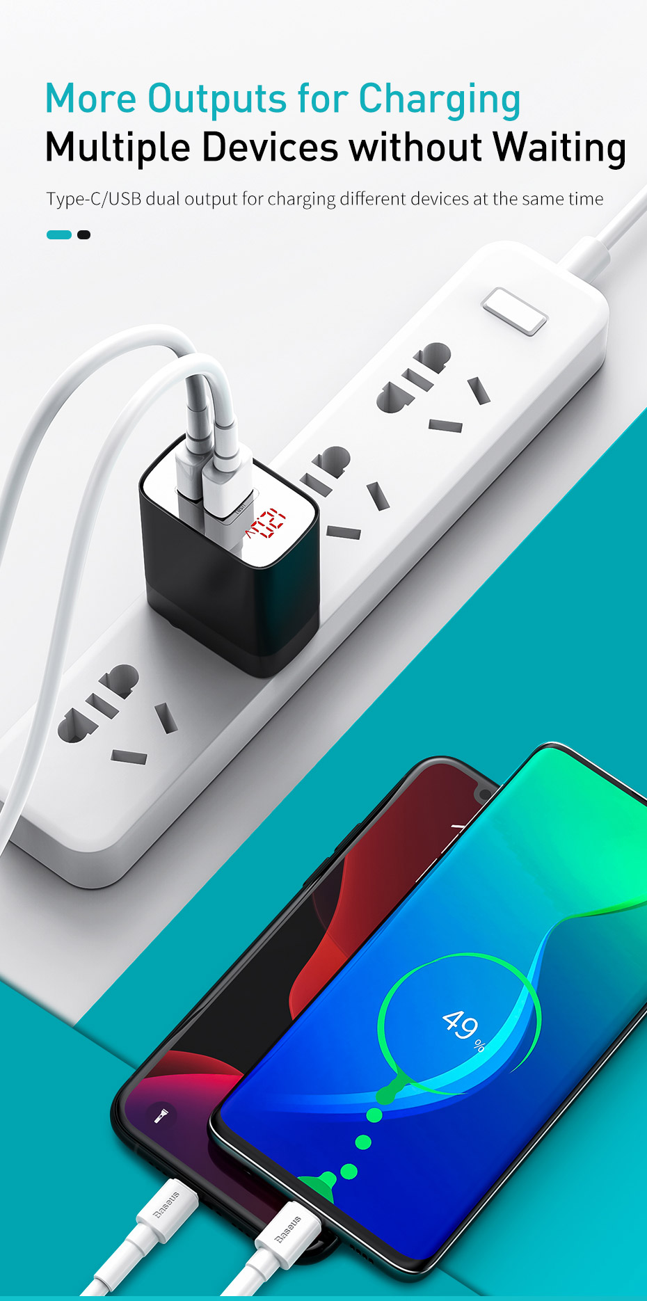 Baseus-18W-Dual-USB-Charger-QC30-PD30-LED-Display-Fast-Charging-For-iPhone-XS-11Pro-Mi10-Note-9S-1684204-7