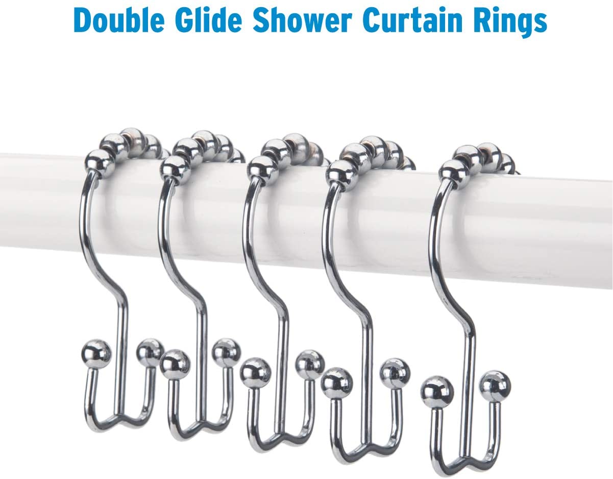 12Pcs-Stainless-Steel-Shower-Curtain-Hooks-Rings-Rust-Resistant-Metal-Double-Glide-Shower-Hooks-for--1723204-4