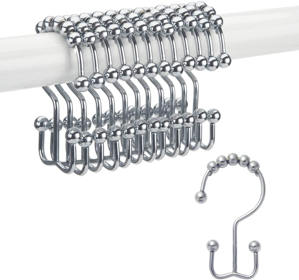 12Pcs-Stainless-Steel-Shower-Curtain-Hooks-Rings-Rust-Resistant-Metal-Double-Glide-Shower-Hooks-for--1723204-5