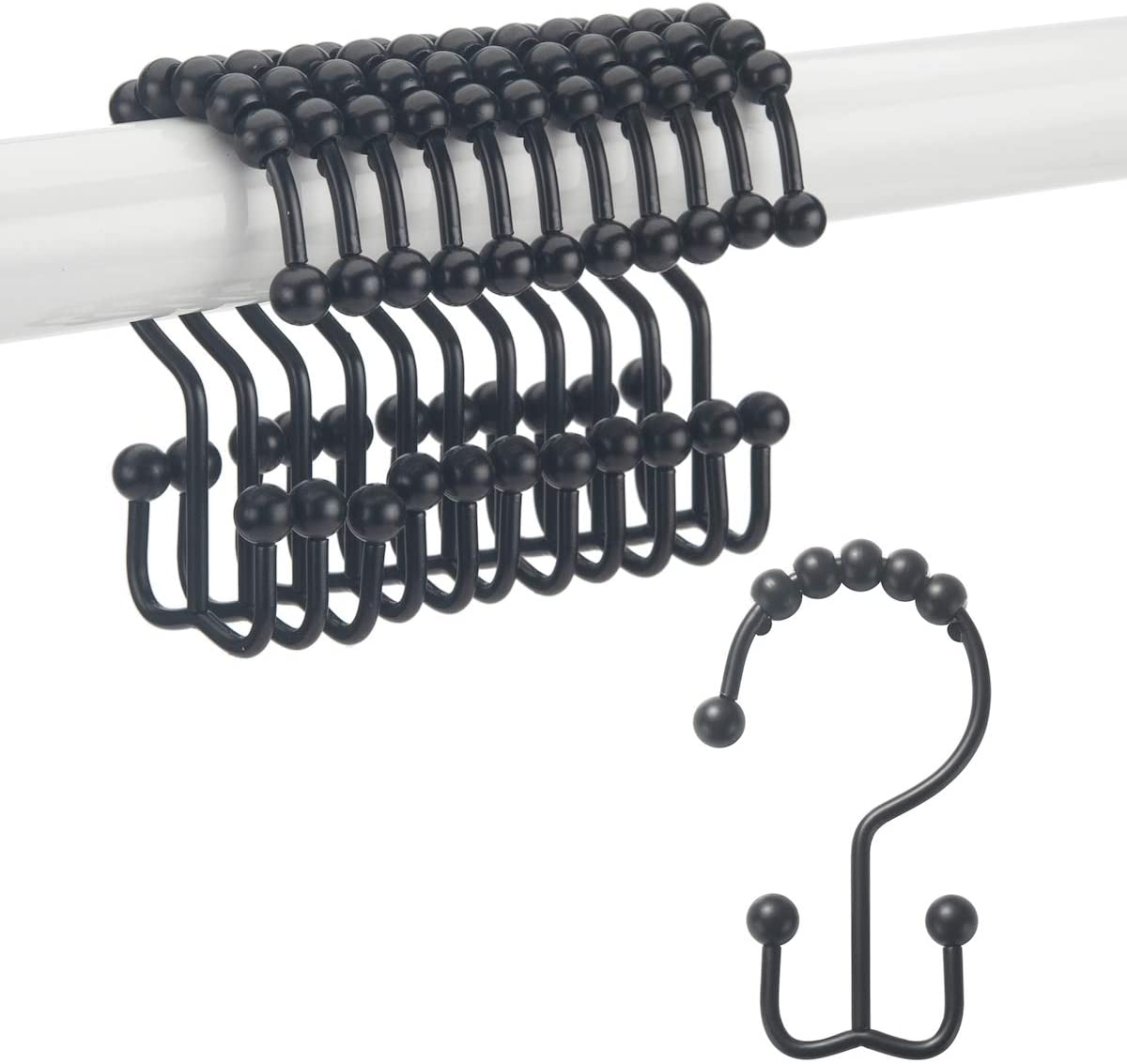 12Pcs-Stainless-Steel-Shower-Curtain-Hooks-Rings-Rust-Resistant-Metal-Double-Glide-Shower-Hooks-for--1723204-8