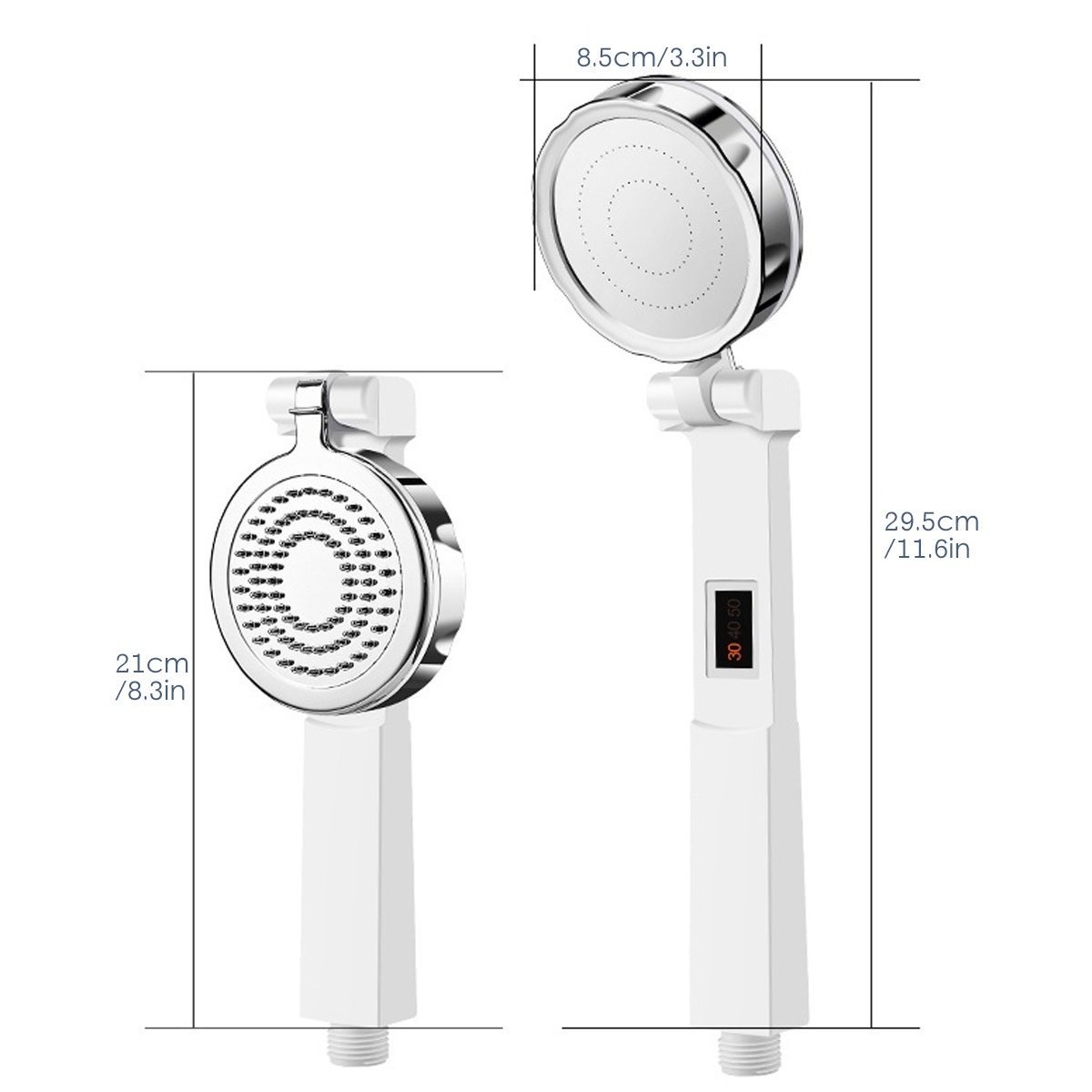 2-PCS-Digital-Shower-Head-Clamshell-Hand-Held-Pressurized-Back-Cover-Rubbing-3-Level-Temperature-Dis-1963145-6