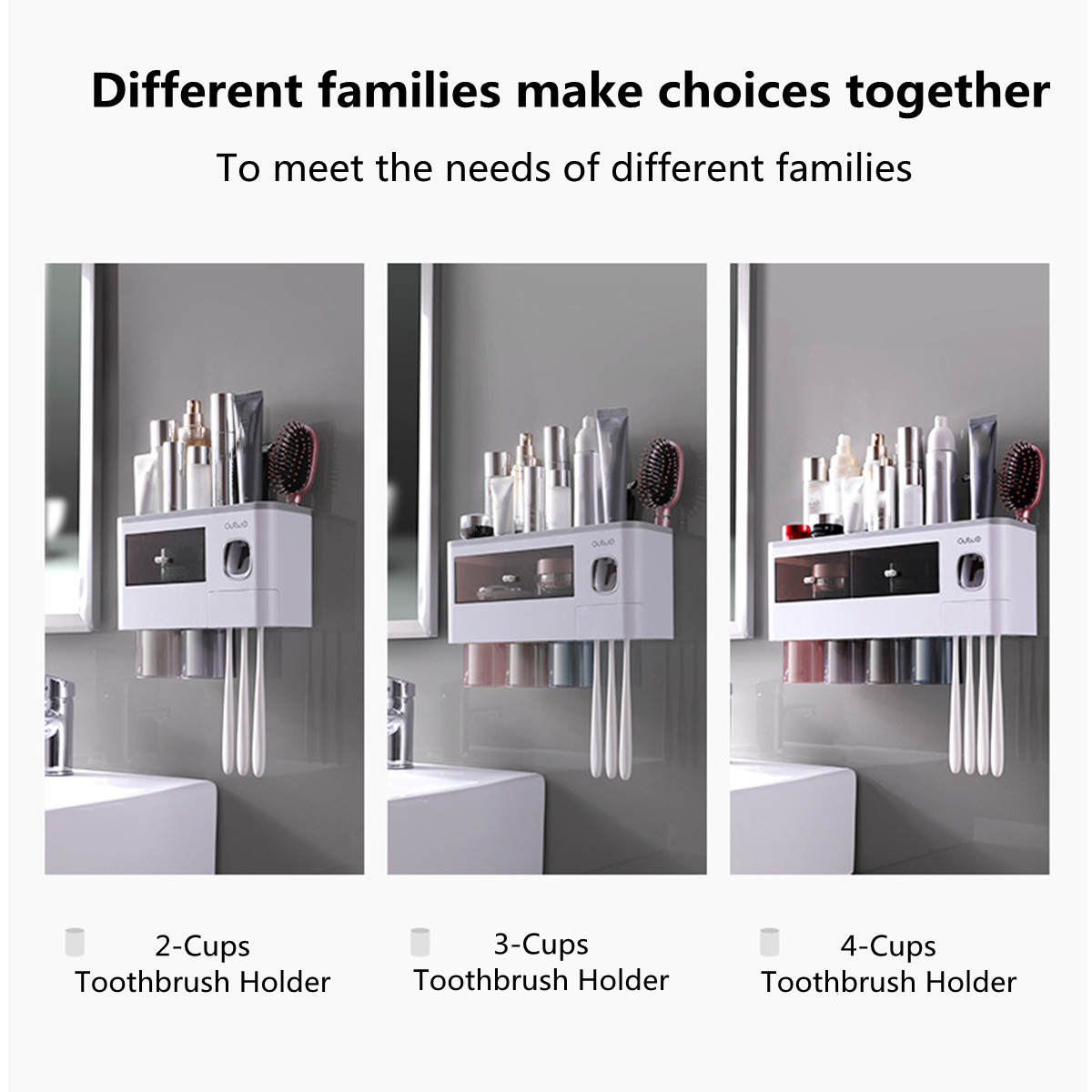 234-Cups-Multi-function-Toothbrush-Holder-Waterproof-Anti-dust-Mouth-Cup-Rack-Wall-mounted-Toothbrus-1924780-7
