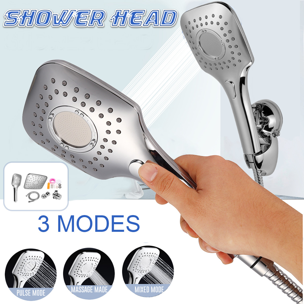 5-in-1-Rainfall-Handheld-Shower-Head-Combo-3-Level-Adjustable-Dual-Square-Hose-1825049-2