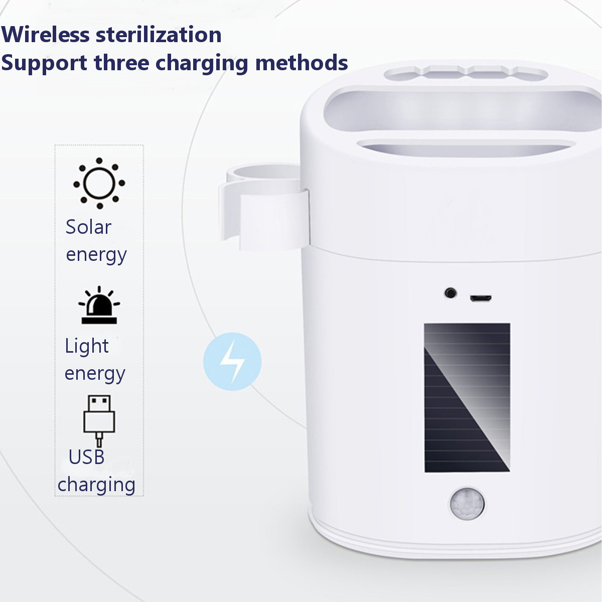 Bakeey-Kitchen-LED-UV-Light-USB-Charging-Smart-UV-Chopstick-Tube-Cage-Solar-Rechargable-Sterilizatio-1655579-9