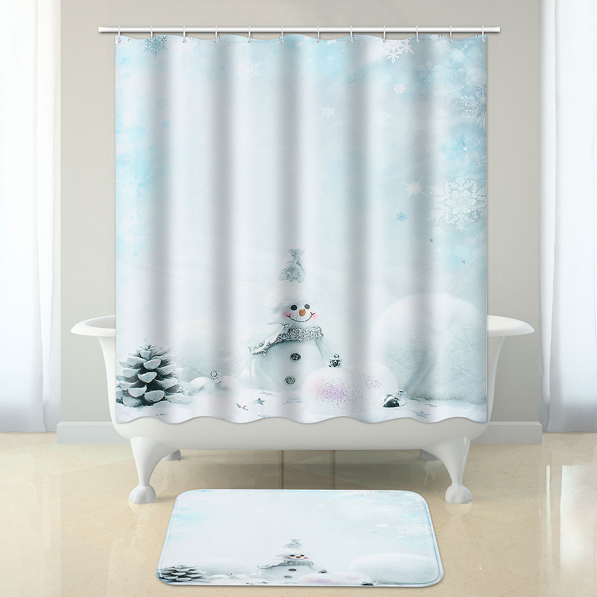 Bathroom-Set-Non-Slip-Rug-Lid-Toilet-Cover-Bathroom-Mat-Shower-Curtain-Snowman-1461471-1