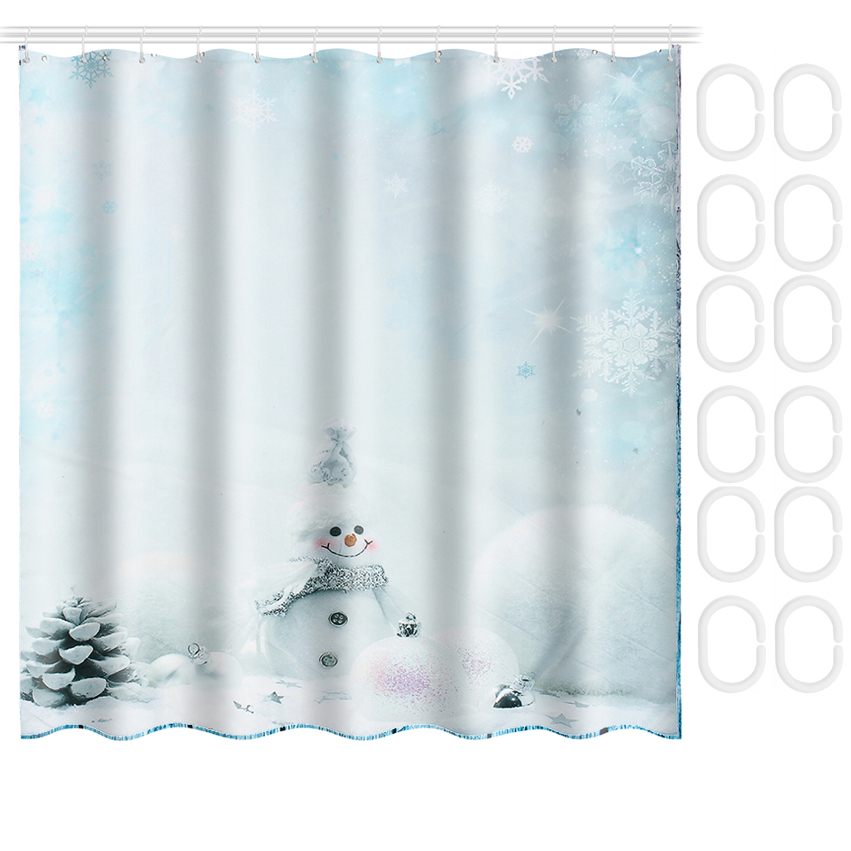 Bathroom-Set-Non-Slip-Rug-Lid-Toilet-Cover-Bathroom-Mat-Shower-Curtain-Snowman-1461471-2