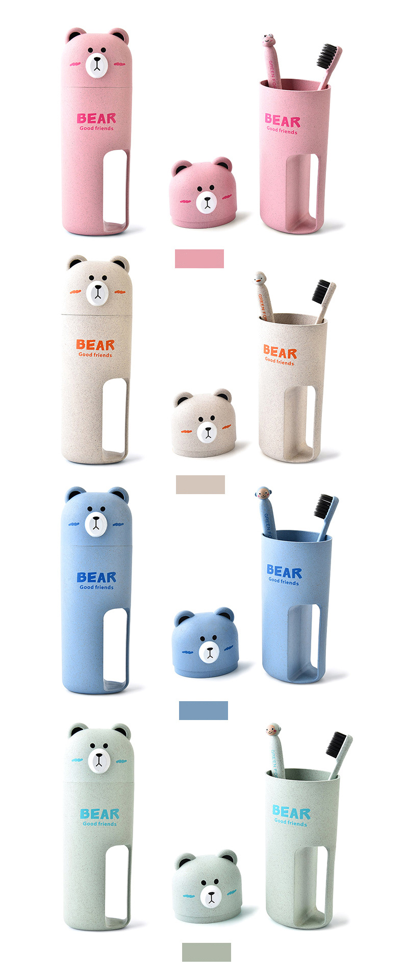 Honana-Cute-Bear-Travel-Portable-Toothbrush-Handle-Cup-Design-4-Color-Options-Organizer-Storage-Box-1295947-6