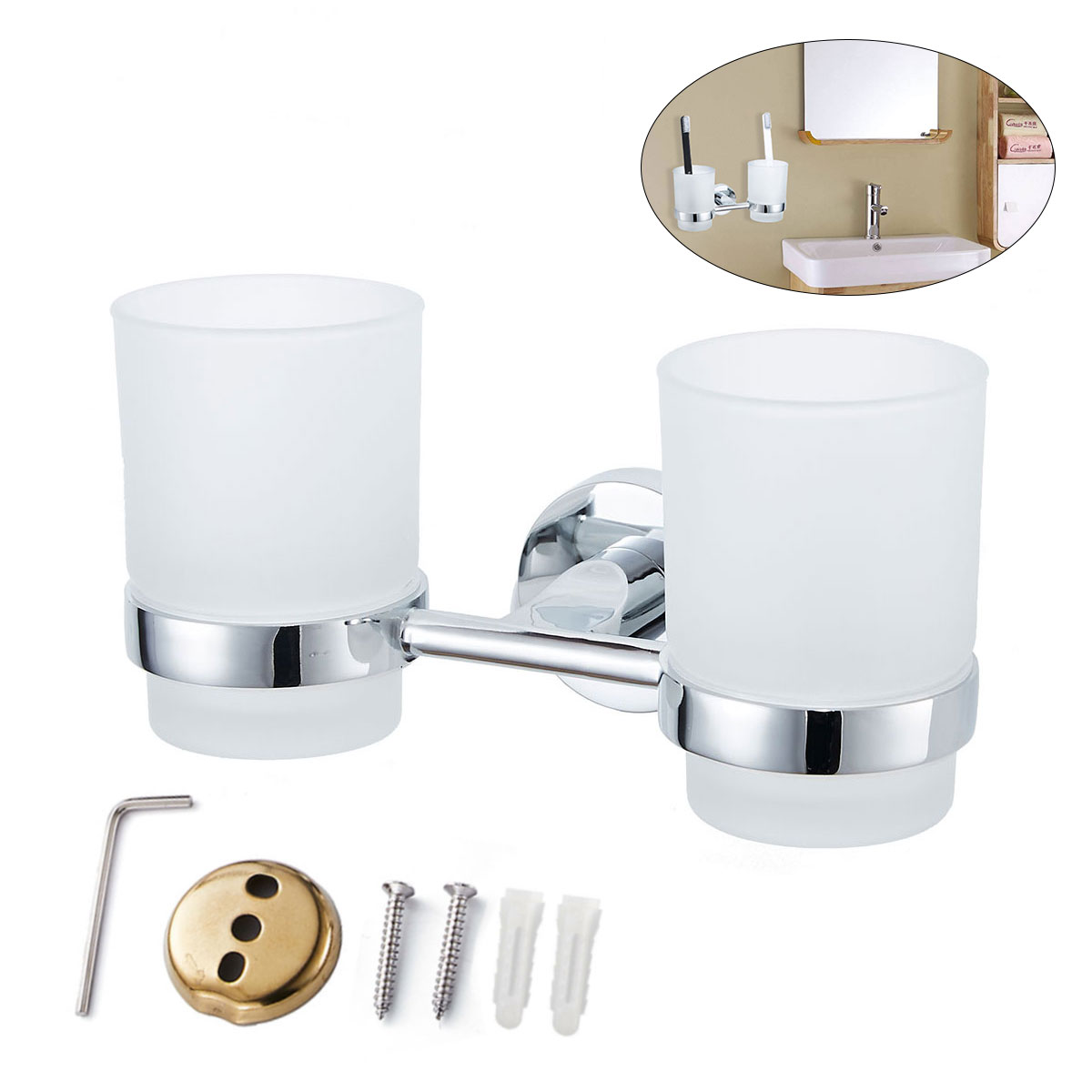SingleDouble-Tumbler-Cup-Stainless-Steel-Toothbrush-Cup-Holder-Wall-Mounted-Toothbrush-Storage-for-B-1690420-8