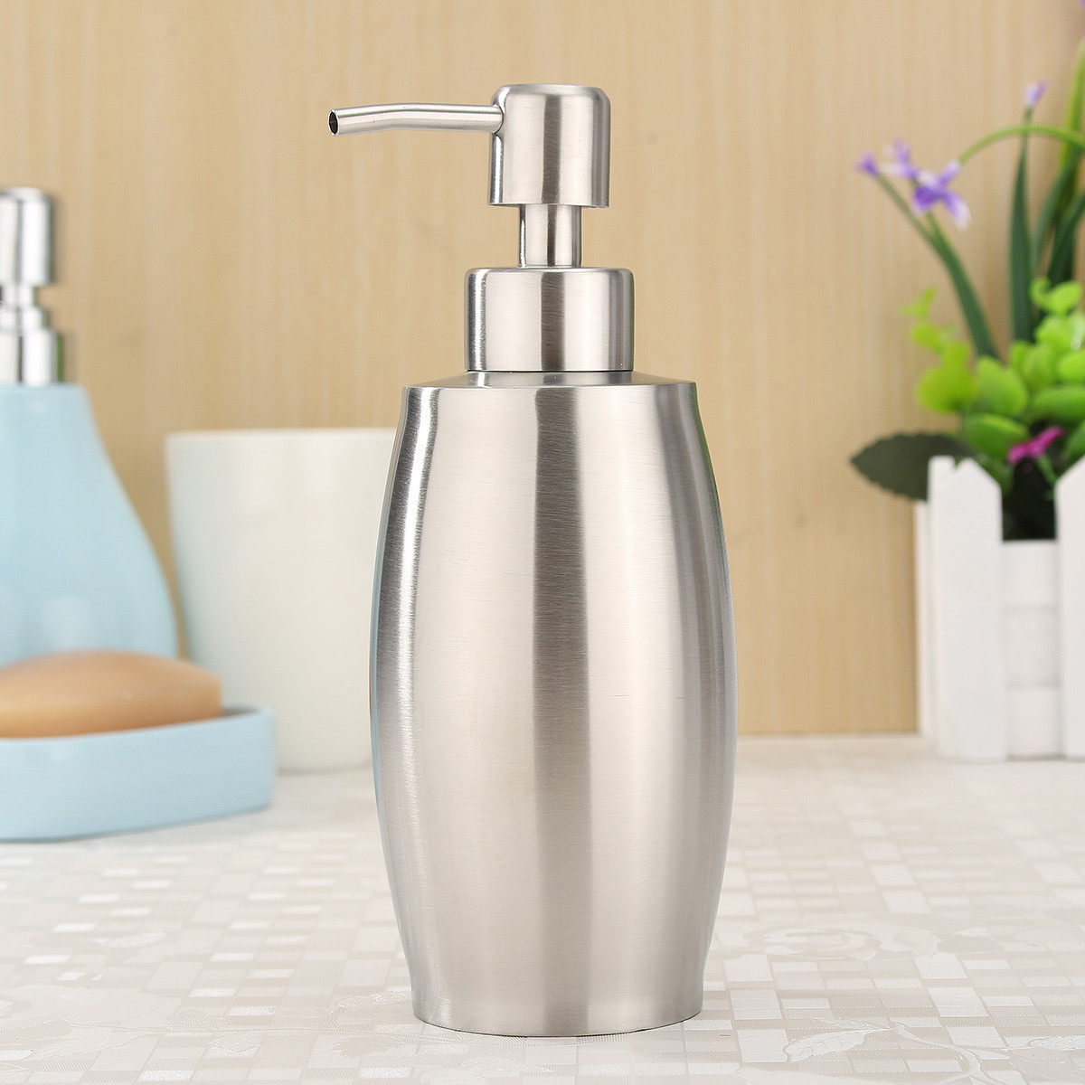 1268OZ375ML-Hand-Soap--Lotion-Pump-Dispenser-Liquid-Shampoo-Container-Stainless-Steel-for-Home-Hotel-1109867-4