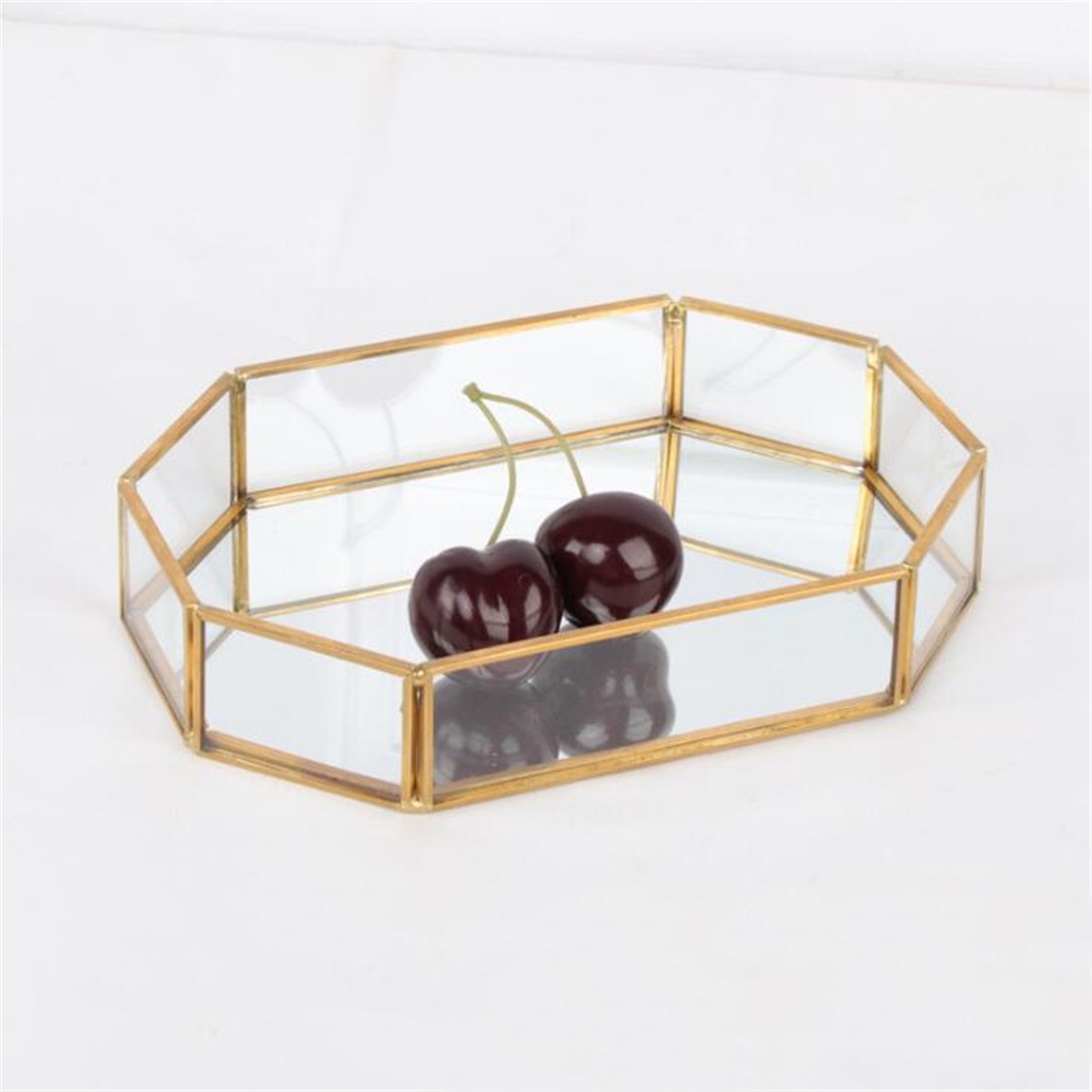 2-Size-Mirror-Glass-Tray-Octagon-Cosmetic-Makeup-Desktop-Organizer-Jewelry-Display-Stand-Holder-1382768-4