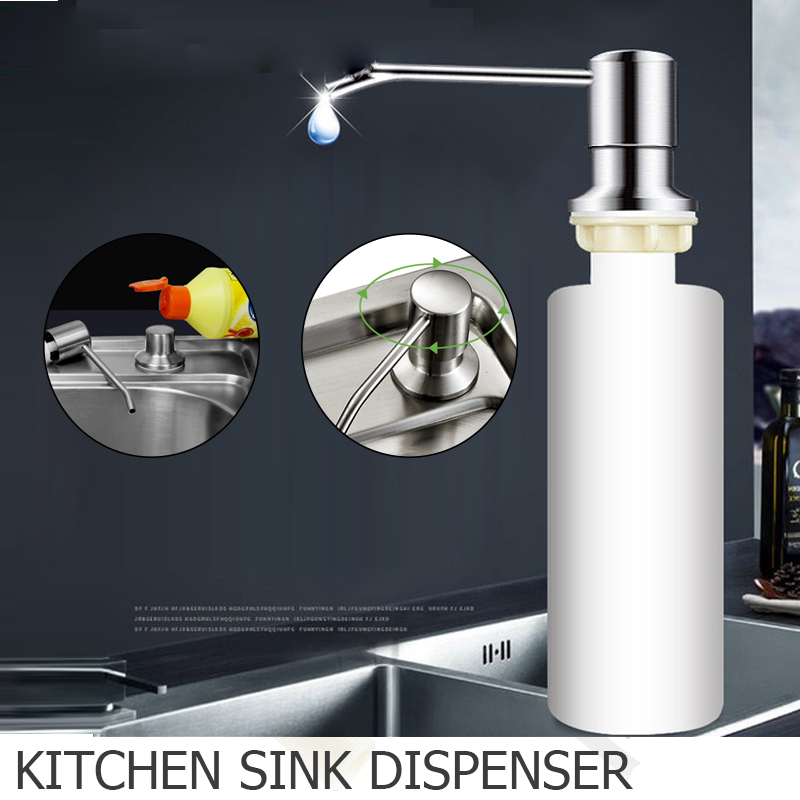 300ml-Stainless-Steel-Sink-Mounted-Liquid-Soap-Dispenser-Kitchen-Bathroom-Bottle-1574792-2