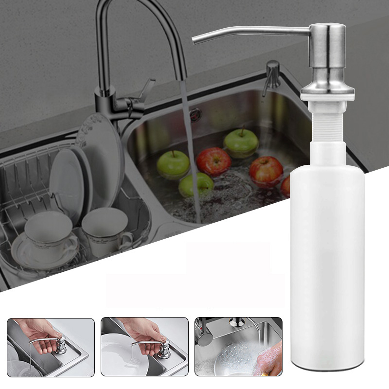 300ml-Stainless-Steel-Sink-Mounted-Liquid-Soap-Dispenser-Kitchen-Bathroom-Bottle-1574792-4