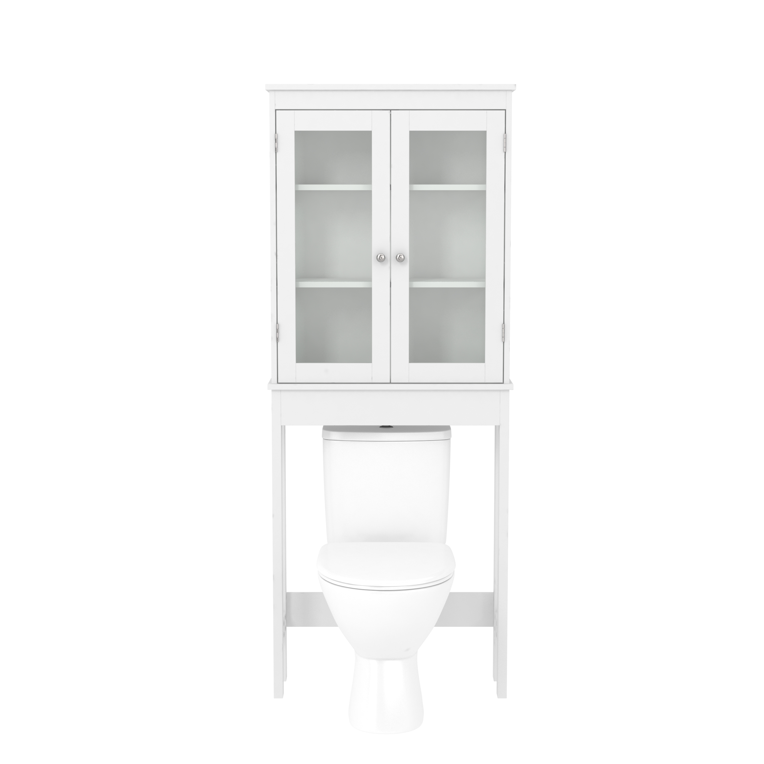 6622165cm-Over-the-Toilet-Storage-Cabinet-Bathroom-Shelves-Organizer-Space-Saver-Bath-Rack-1614005-2