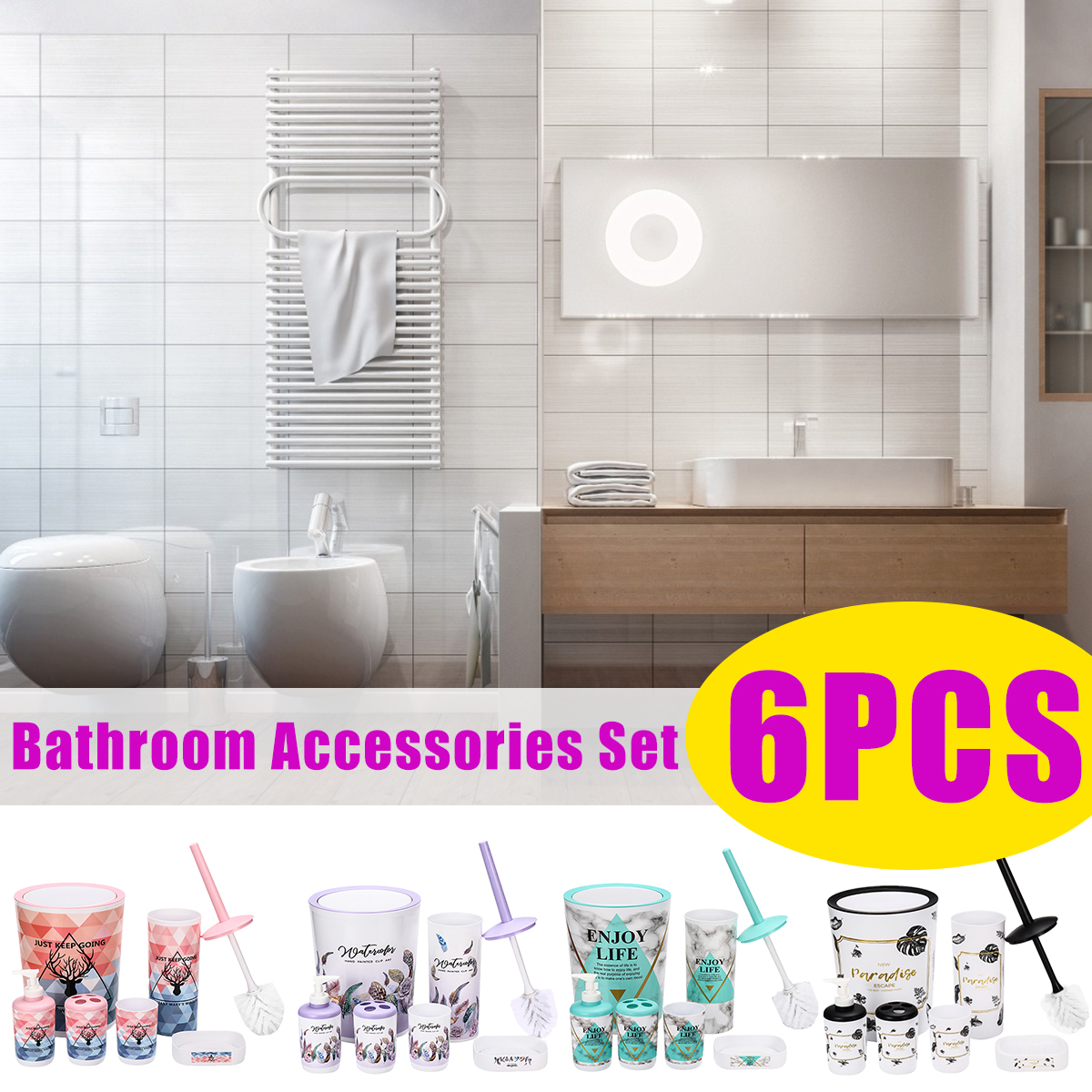 6Pcs-Toiletries-Bathroom-Set-Cup-Toothbrush-Holder-Soap-Dispenser-Tray-for-Bathroom-Decoration-Acces-1779029-1
