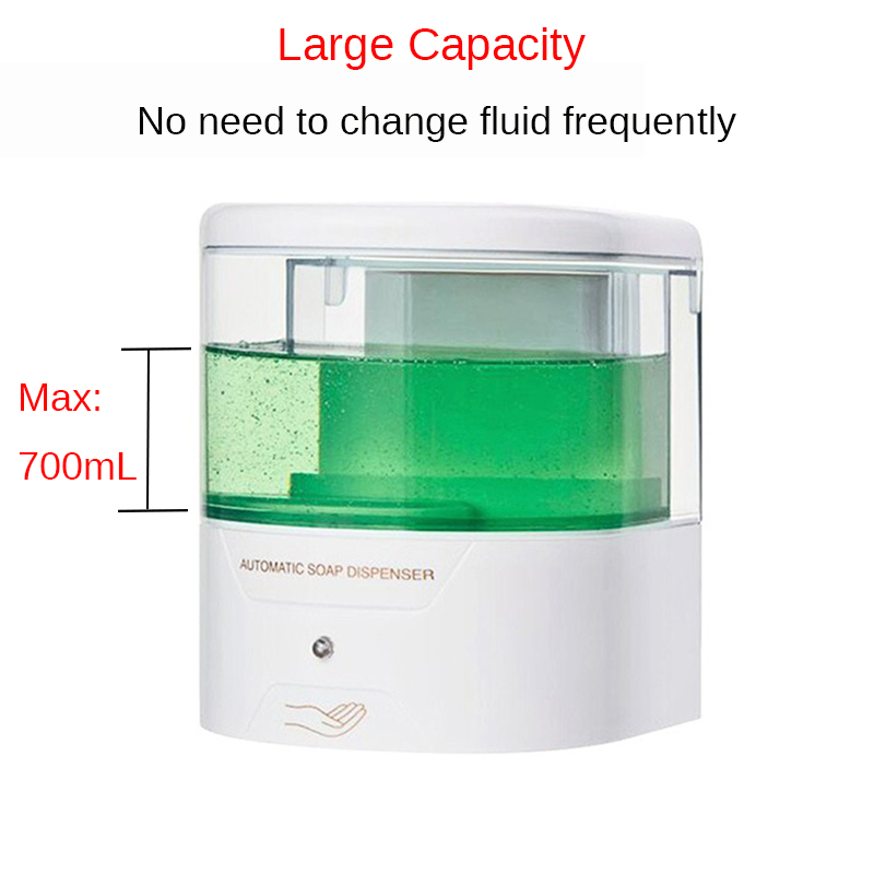 700ML-Automatic-Sensor-Soap-Foam-Liquid-Dispenser-Touch-Free-Wall-Mounted-Soap-Sanitizer-Pump-1562082-4