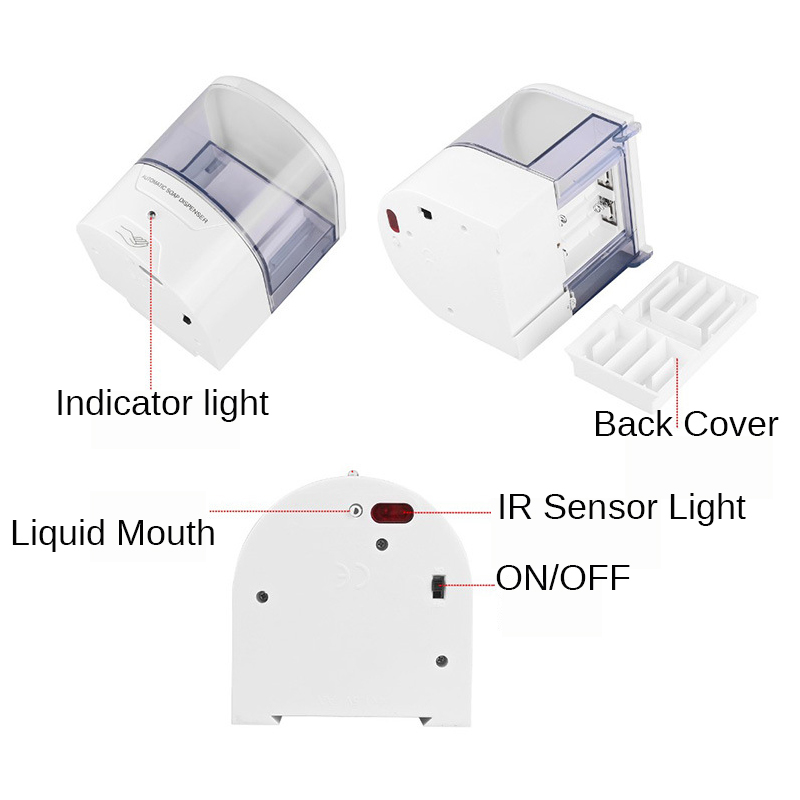700ML-Automatic-Sensor-Soap-Foam-Liquid-Dispenser-Touch-Free-Wall-Mounted-Soap-Sanitizer-Pump-1562082-6