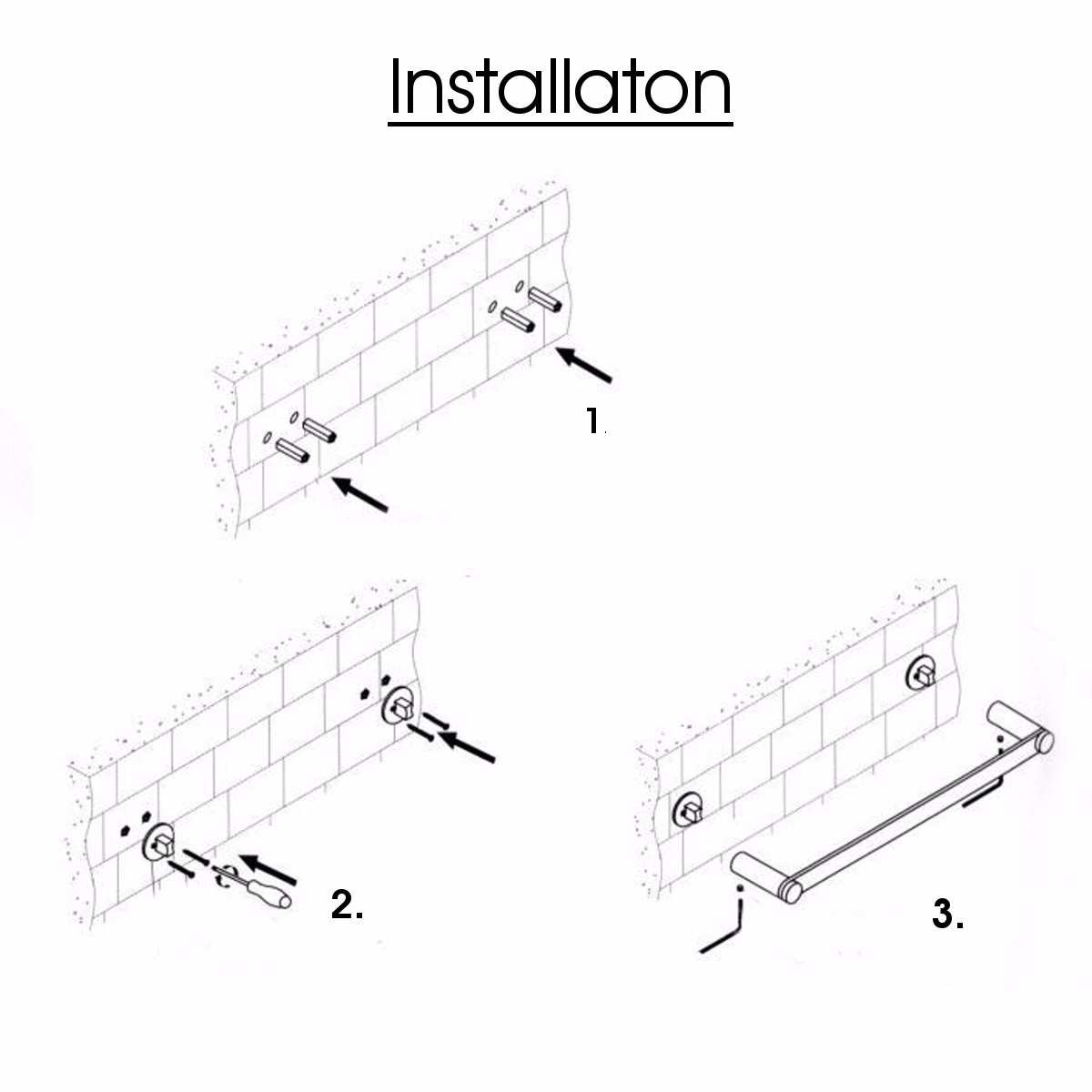 Aluminum-Double-Single-Shelf-Wall-Mounted-Towel-Holder-Bathroom-Rack-1156823-10