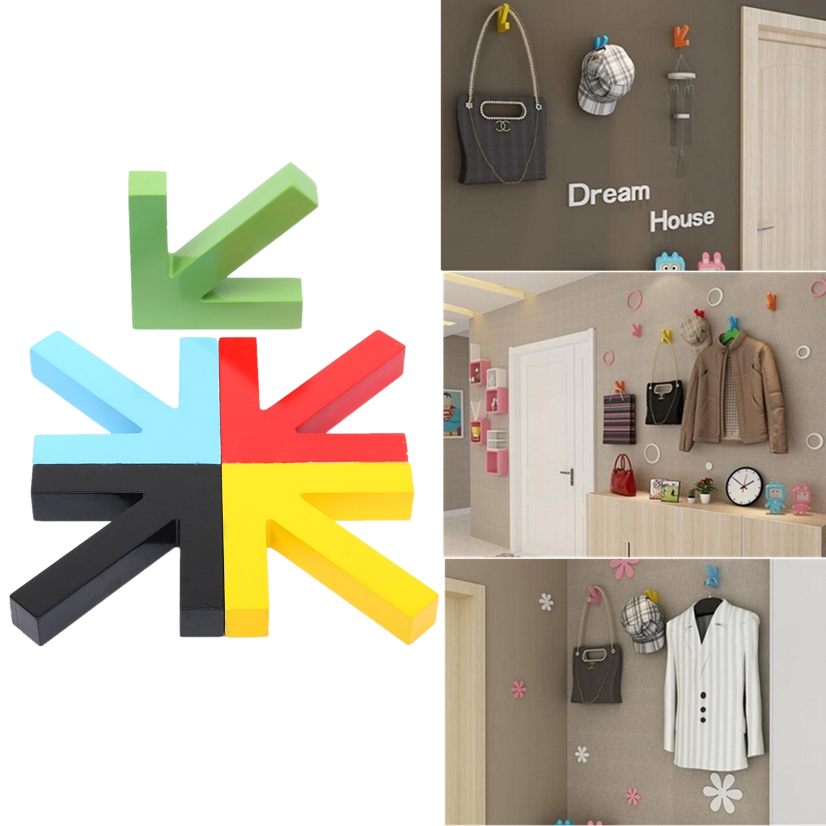 Arrow-Shape-Hook-Clothes-Rack-Wall-Mounted-Hanger-Home-Decor-1031291-1