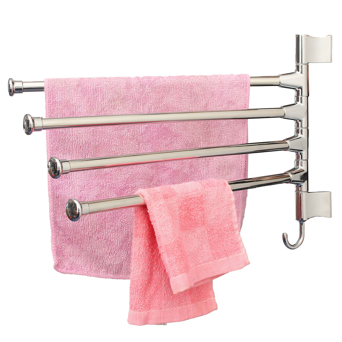 Bathroom-Kitchen-Wall-Mounted-Rotating-Towel-Rack-Storage-Hold-1045185-5