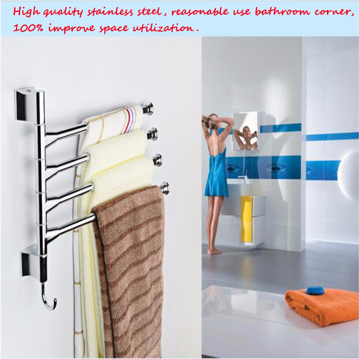 Bathroom-Kitchen-Wall-Mounted-Rotating-Towel-Rack-Storage-Hold-1045185-6