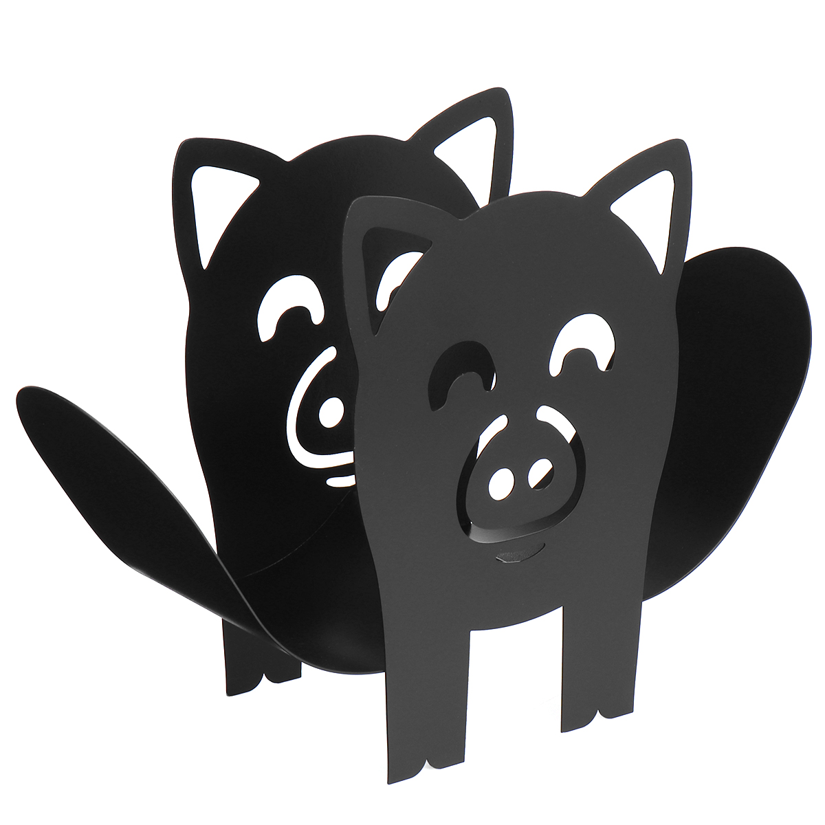 Black-Toilet-Paper-Holder-Metal-Pig-Shape-Tissue-Storage-Rack-1780828-8