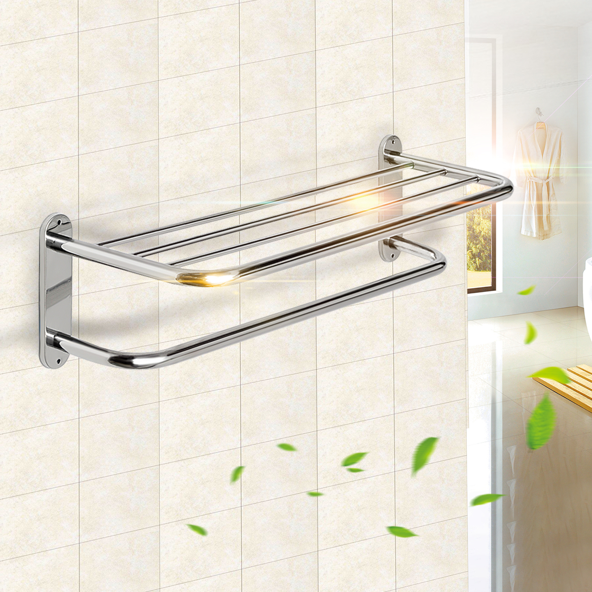 Chrome-Stylish-Bathroom-Wall-Mounted-Towel-Rail-Holder-Shelf-Storage-Rack-1258253-4