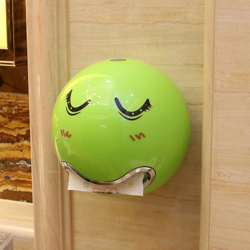Cute-Eyes-Stickers-Portable-Cute-Durable-Wall-Mounted-Bathroom-Paper-Roll-Holder-Tissue-Box-1287083-5