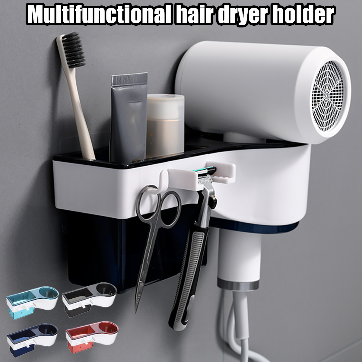 Hair-Dryer-Stand-Holder-Rack-Shelf-Wall-Mounted-Sticker-Bath-Storage-1784366-1