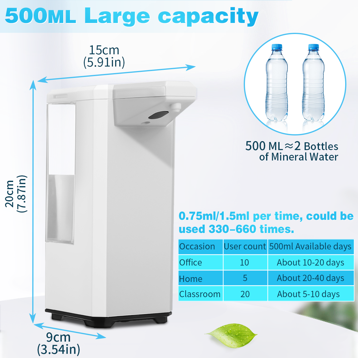 JOYXEON-500ml-Automatic-Induction-Alcohol-Spray-Hand-Sanitizer-Dispenser-Humanized-Design-IPX4-Water-1896444-1