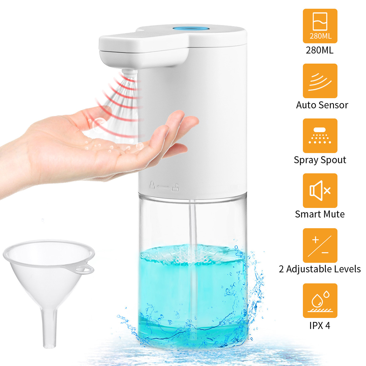 KING-DO-WAY-280ml-Automatic-Contactless-Soap-Dispenser-280ml-Smart-Touchless-Soap-Disinfectant-Dispe-1890640-1