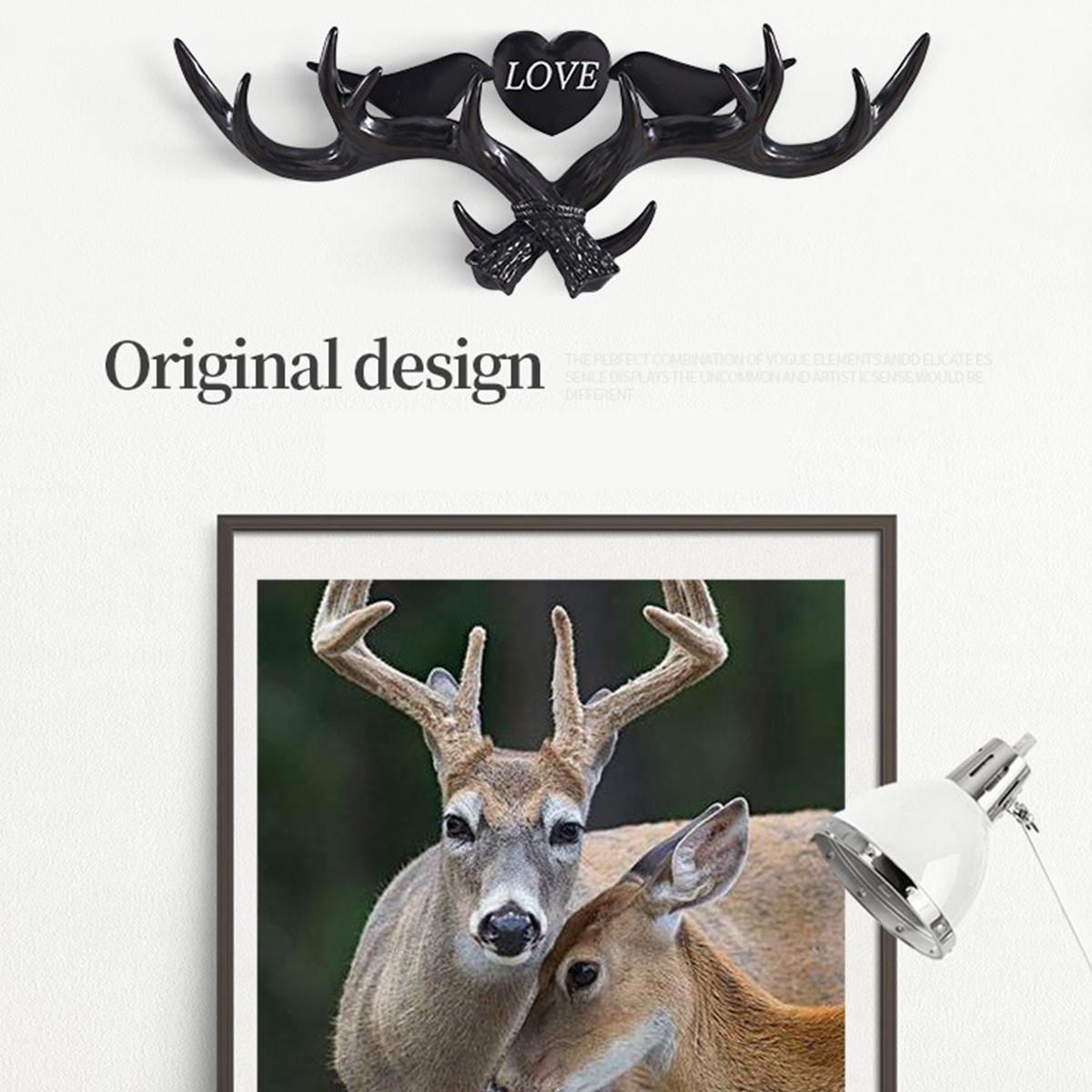 Love-Vintage-Deer-Antler-Wall-Hanger-Decoration-Coat-Hook-And-Hat-Rack-4-Color-Holder-1403840-3