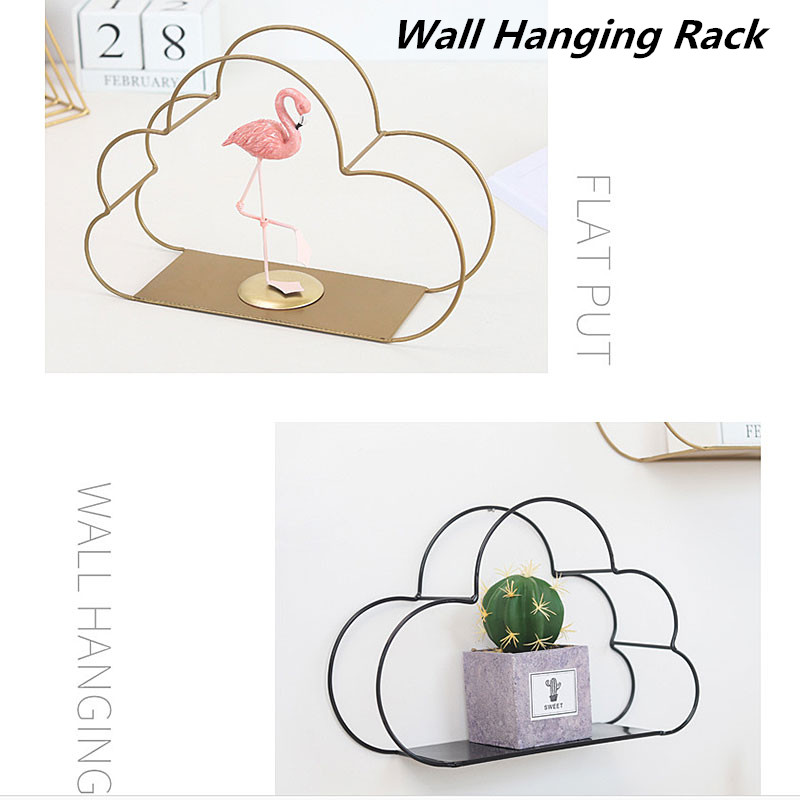 Multi-Function-Storage-Rack-Wall-Hanging-Rack-Cloud-Shaped-Floating-Shelf-Rack-1634171-1