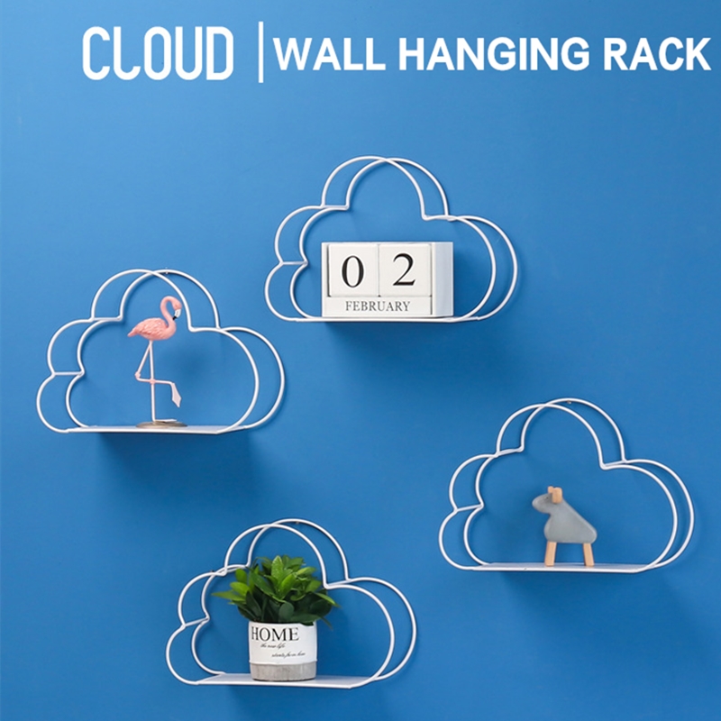 Multi-Function-Storage-Rack-Wall-Hanging-Rack-Cloud-Shaped-Floating-Shelf-Rack-1634171-2
