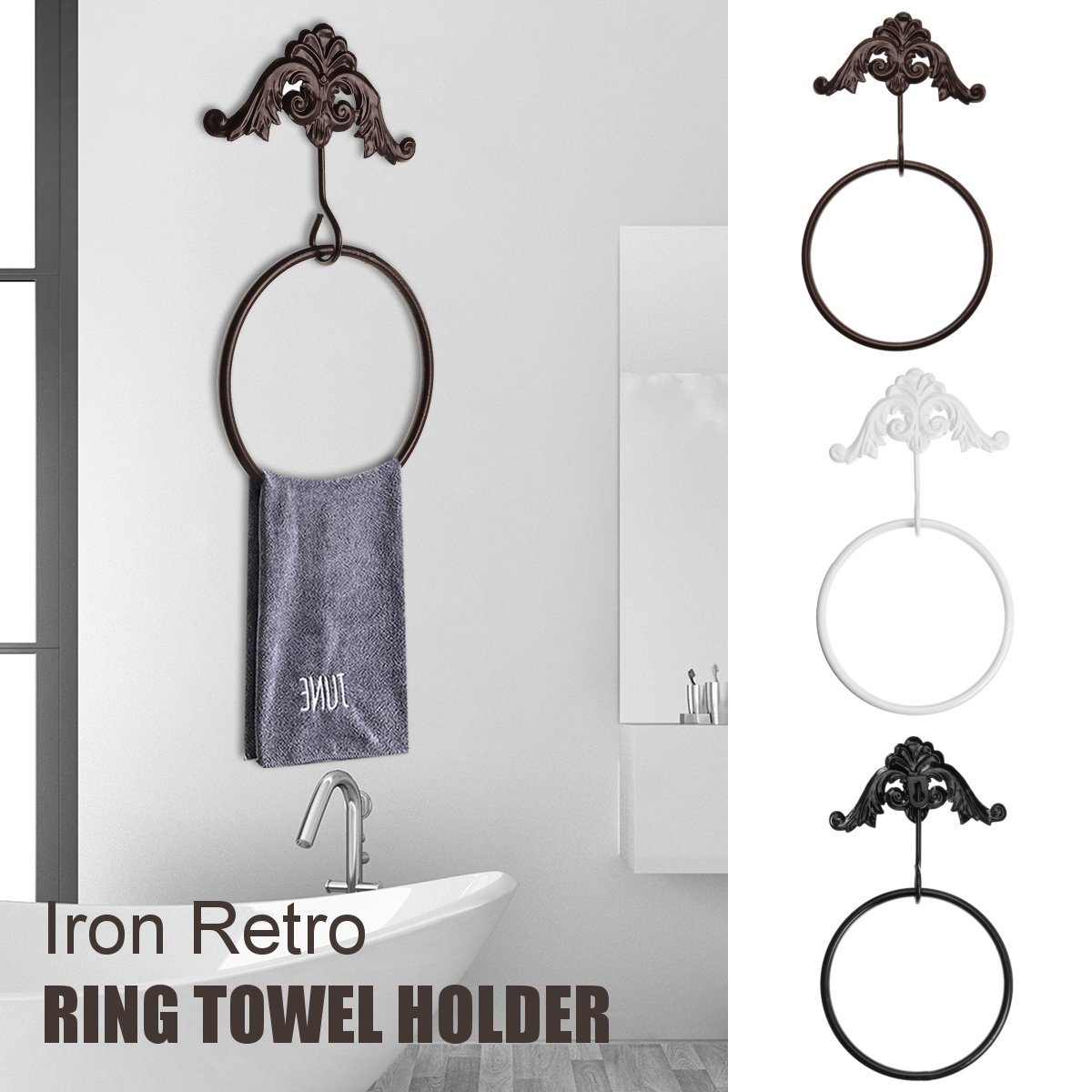 Stainless-Steel-Wall-Mounted-Bathroom-Toilet-Hand-Towel-Ring-Holder-1628709-1