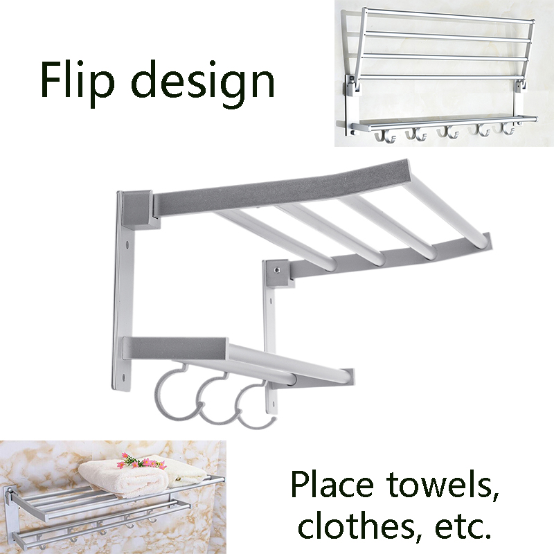 Towel-Holder-Aluminum-Bath-Kitchen-Hanger-Set-Holder-Bar-Rail-Towel-Rack-1634167-5